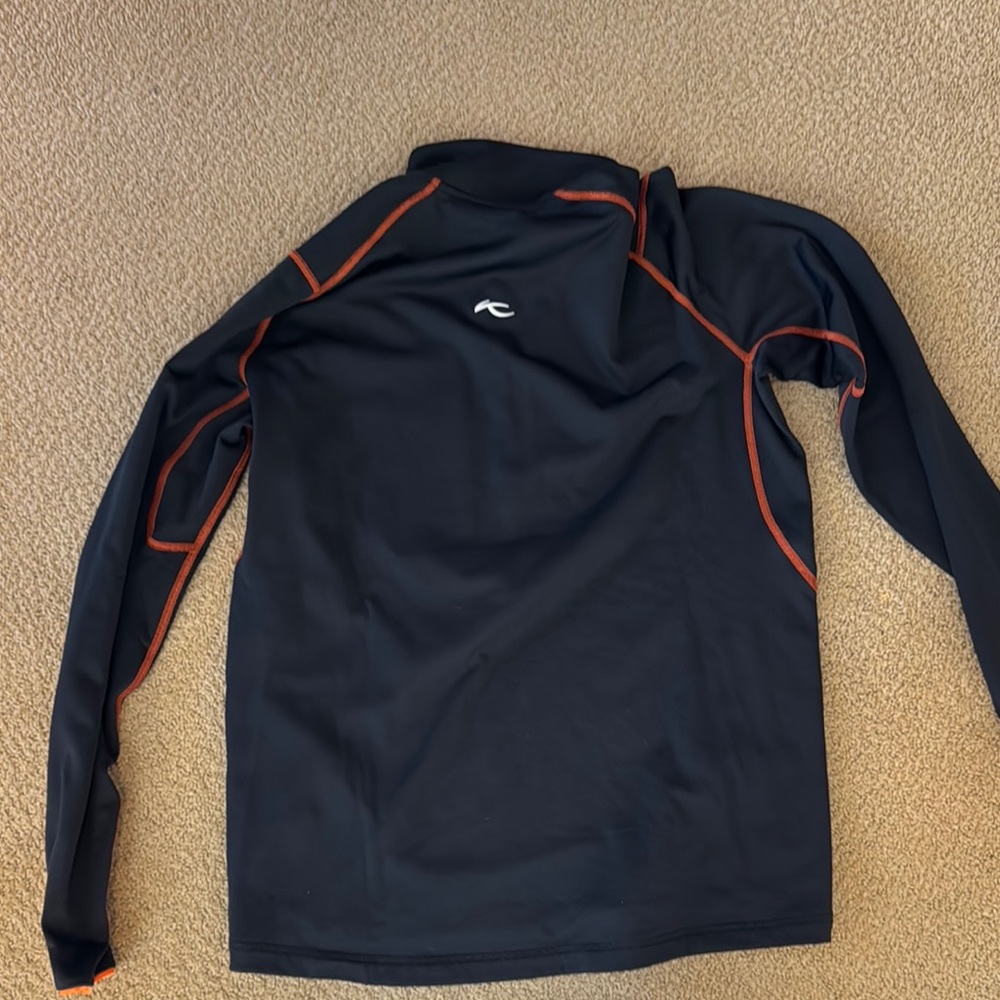 Black Performance Jacket With Orange Accents And … - image 4